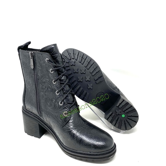 Timberland Sienna High Side ZIP Boot Emboss BlackW - Picture 9 of 13